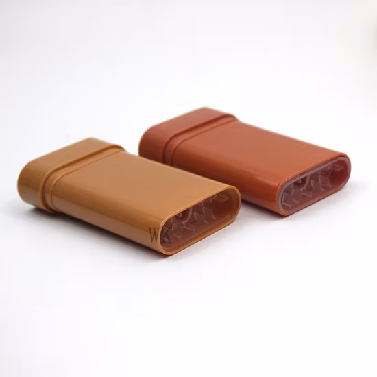 Contenitore per stick deodorante per imballaggio in cartone vuoto cosmetico riciclabile piatto ovale Twist Up per protezione solare in plastica per balsamo solido da 75 g