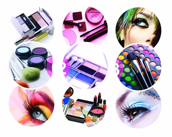 Scatola per palette di ombretti cosmetici personalizzata OEM, confezione in plastica per trucco